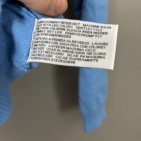 VINTAGE Y2K Pastel Argyle Cardigan Sweater Preppy Eclectic Grandpa Size Large - Picture 9 of 11